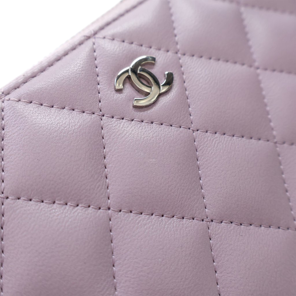 Pre-Loved Chanel Quilted Lambskin Classic Long Zip Wallet - Picture 9 of 12